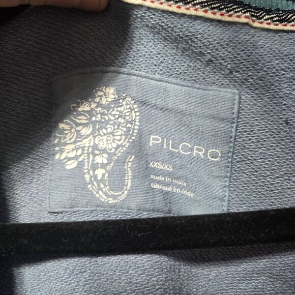 Pilcro Anthropologie Anita Blue Tie Dye French Terry Oversized Cardigan - Picture 4 of 5